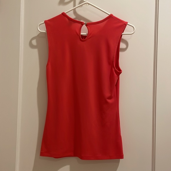 Ann Taylor Pink Sleeveless Blouse, XSP - Picture 2 of 2